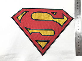 Нашивка Superman/ супермен 200х150 мм, фото 3