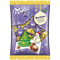 Шоколадные конфеты с молочной начинкой Milka Bonbons, 86гр (Швейцария)