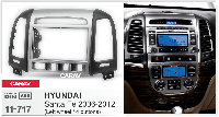 2-DIN переходная рамка HYUNDAI Santa Fe 2006-2012 (with 4 buttons), CARAV 11-717