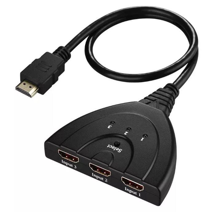 HDMI 2K свіч з 3х в 1 спліттер switch перемикач комутатор світч