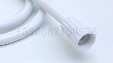 Змішувач для ванни пластиковий білий для душа з довгим носиком 35см, фото 3