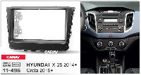 2-DIN переходная рамка HYUNDAI iX-25 2014+; Creta 2015+, CARAV 11-496