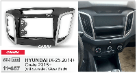 2-DIN переходная рамка HYUNDAI iX-25 2014+; Creta 2015+ (without Radio), CARAV 11-657