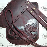 Лямки для рюкзака. Колір "Бордо", фото 3