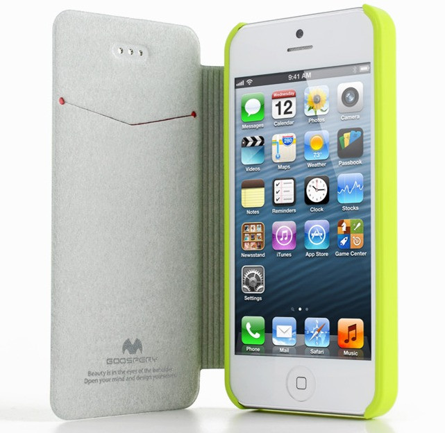 Чохол-книжка Mercury Goospery Techno Flip Cover для Apple iPhone 5/5S