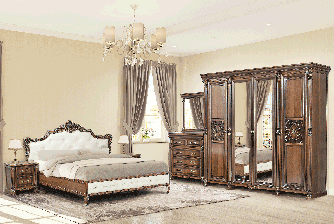 Модульна спальня Аманда Скай горіх караваджо/горіх італійський