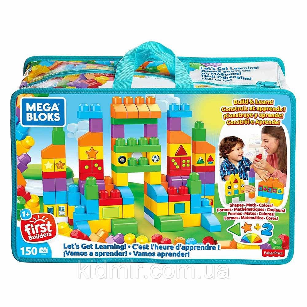 Конструктор Mega Bloks Давайте вчитися 150 деталей FVJ49