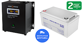 Комплект безперебійного живлення для котла LPA-W-PSW-500VA (350 Вт) 2A/5A/10А й АКБ AGM LP-MG 12 — 65AH