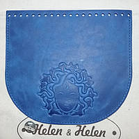 Клапан для сумки "Медуза". Цвет "Василек".