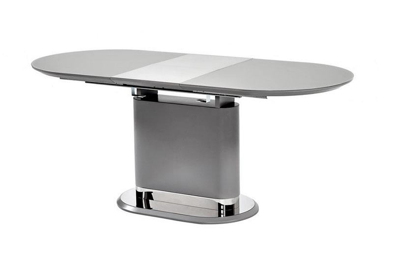 Стол TMM-56 серый, матовое каленое стекло 1400(+400)х800х760 - фото 7 - id-p1081788444