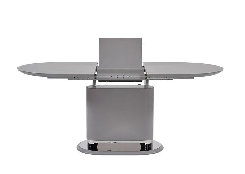 Стол TMM-56 серый, матовое каленое стекло 1400(+400)х800х760 - фото 8 - id-p1081788444