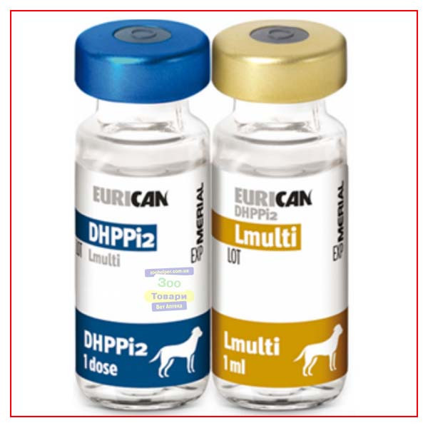Вакцина Eurican DHPPI2+Lmulti (Еурикан ДШППІ2+Л Мульти) для Собак- 1 доза