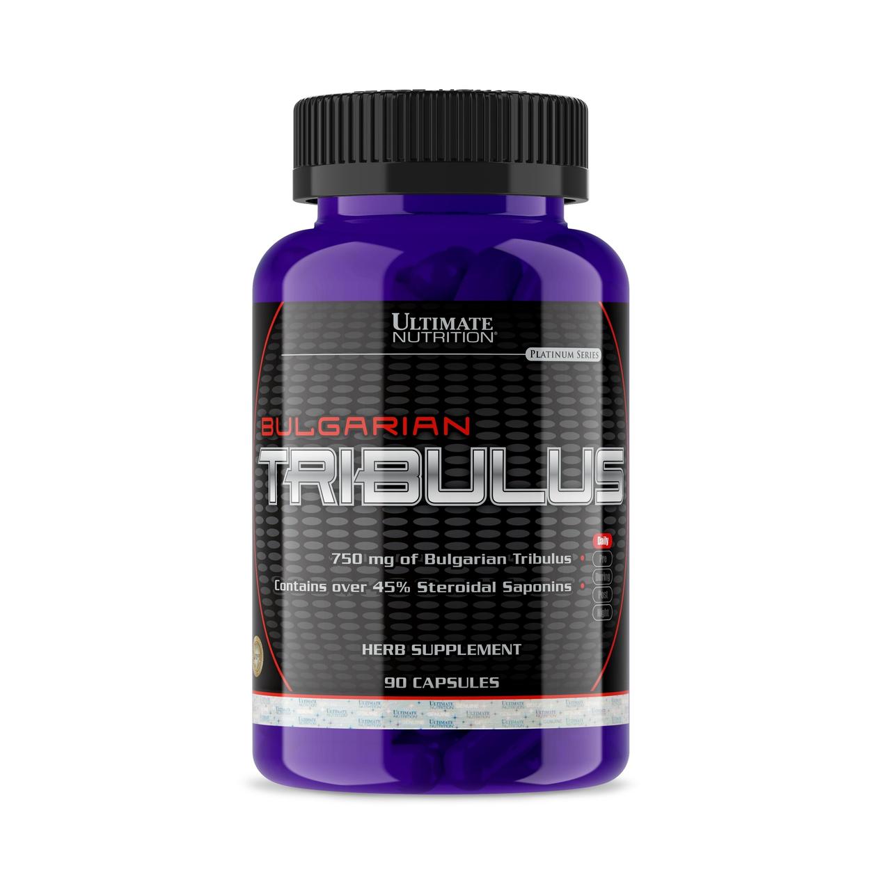 Тестобустер Ultimate Nutrition Bulgarian Tribulus Terrestris 100% 90 caps Тестостероновый бустер