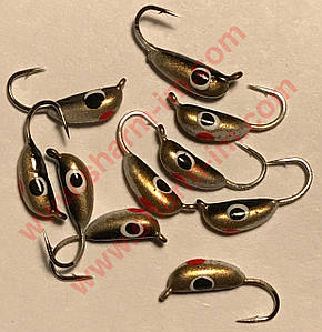 Мормилка вольфрамова Bravo 2030-404 3,0 мм 0,6 г. Ризький банан із вушком