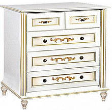 Комод 970 у вітальню ДСП/МДФ Верона Білий Скай