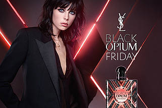 YSL Black Opium Pure Illusion парфумована вода 90 ml. (Тестер Ев Сен Лоран Опіум Пур Ілюзія), фото 3