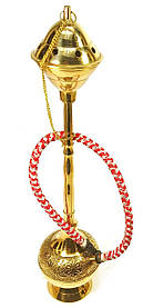 Кальян бронзовий жовтий (1 особа)(12")(33см)