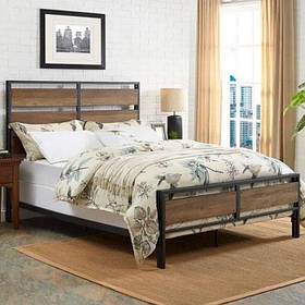 Ліжко в стилі LOFT (NS-970000129), вис-1200 мм, шир-2100 мм, довж-1800 мм,