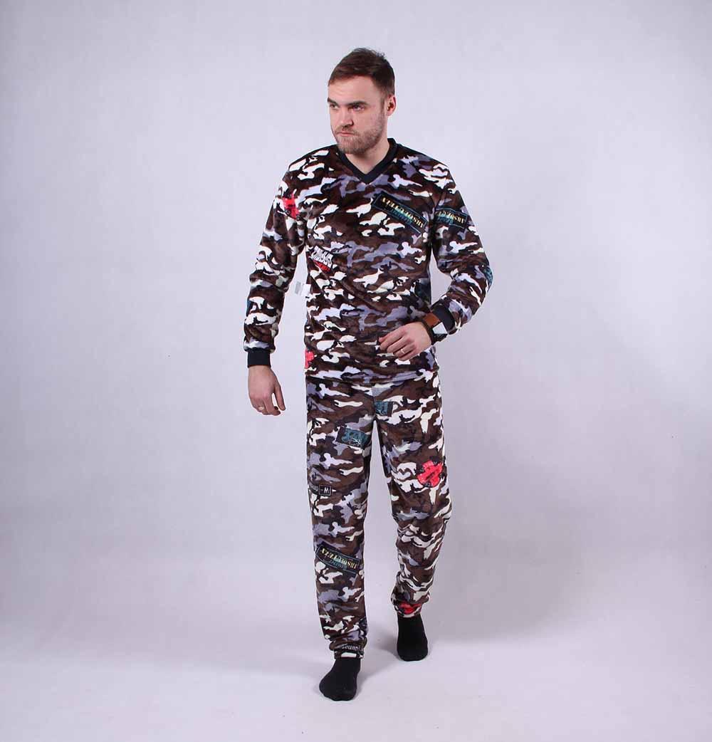 Чоловіча махрова піжама "Army" 1428 44-52р ТОМ-380003