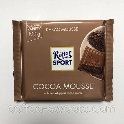 Шоколад Ritter Sport молочний Kakao-Mousse, 100 г., фото 2