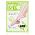 Маска-шкарпетки для ніг із бамбуковим оцтом (відлущувальна, антибактеріальна) CMD-051, фото 2