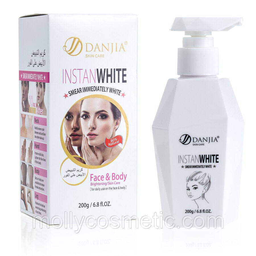 Крем для обличчя та тіла вибілювальний Instan White 200 g