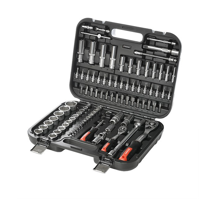 Набір інструментів 94 од. STORM, 1/2", 1/4", Сг-V INTERTOOL ET-8094, фото 1