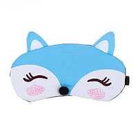 Зручна маска для сну "Лиска синя" Пов'язка на очі дитяча. Наглазна маска жіноча