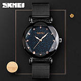 Жіночий годинник Skmei 9188 Arrogant Black, фото 3