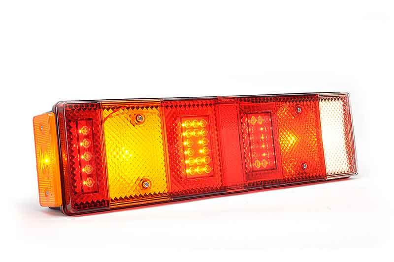 Ліхтар задній на вантажівку гібридний WAS 656 W26dżL лівий, фото 1