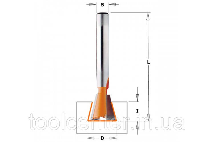 Фреза СМТ 12.7x12.7,52.4х8 ластівчин хвіст