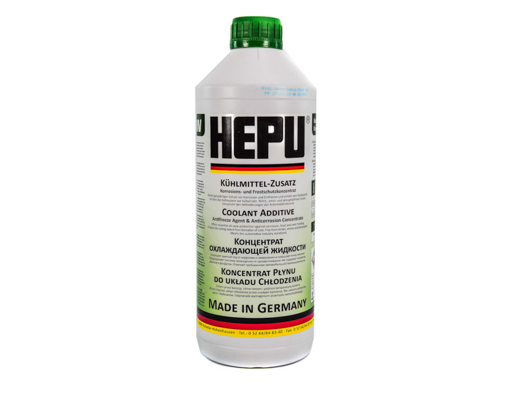 Концентрат антифризу Hepu G11 зелений 1,5 л