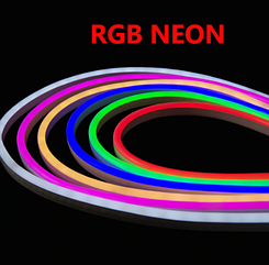 Світлодіодний гнучкий неон 12 V, RGB IP68, 6х16мм