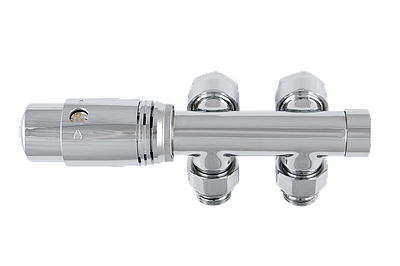 Термостатичний Комплект кутовий хром DUO-PLEX INVENA