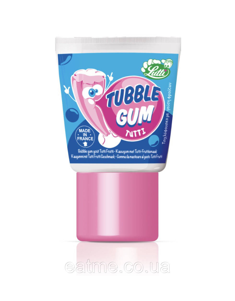Tubble Gum Жуйка в тюбику зі смаком тути Фрутті 35g, фото 1