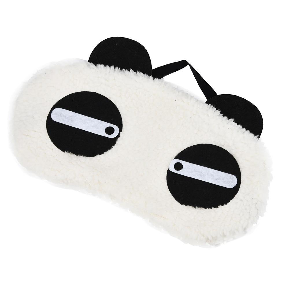 Маска для сну плюшева "Панда - 5". Пов'язка на очі дитяча. Наглазна маска для жінок