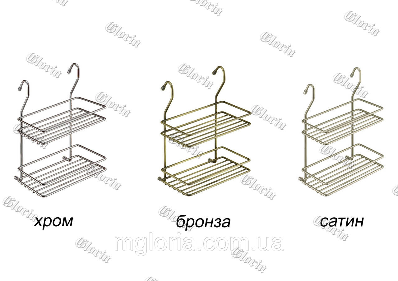 Полиця рейлінга подвійна мала MX-066