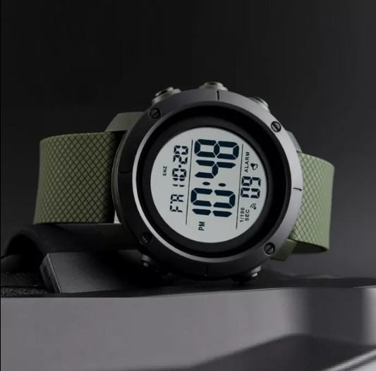 Спортивний чоловічий годинник Skmei 1426 Green white
