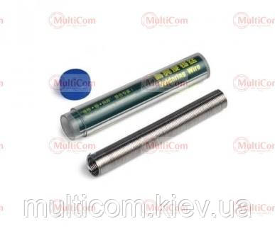 13-09-213. Припій діаметр 1 мм, 60/40, 15г в колбі, Yihua, фото 1