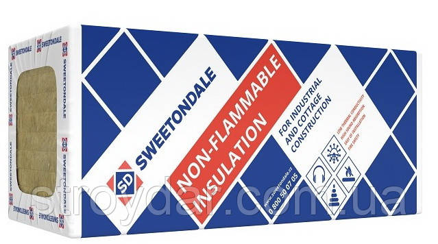 Утеплювач Sweetondale THERMOWOOL FAS EFFECT 30 мм ФАСАД під штукатурку  щільність 135 кг/м. куб, фото 1