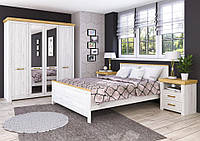 Ліжко (кровать) двоспальне 160х200 з ДСП+МДФ Sudbury Z2 Blonski