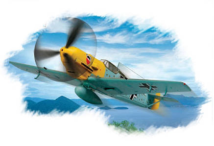 Bf.109E-3. Збірна модель. 1/72 HOBBY BOSS 80253, фото 1