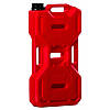 Плоска пластикова експедиційна каністра 10 літрів (Червона), фото 3
