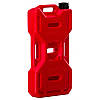 Плоска пластикова експедиційна каністра 10 літрів (Червона), фото 5