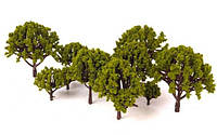 Набор деревьев 10 шт., 3-8 см для диорам, миниатюр, детского творчества