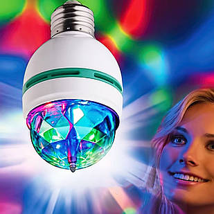 Світлодіодна обертається лампа LED Mini Party Light Lamp