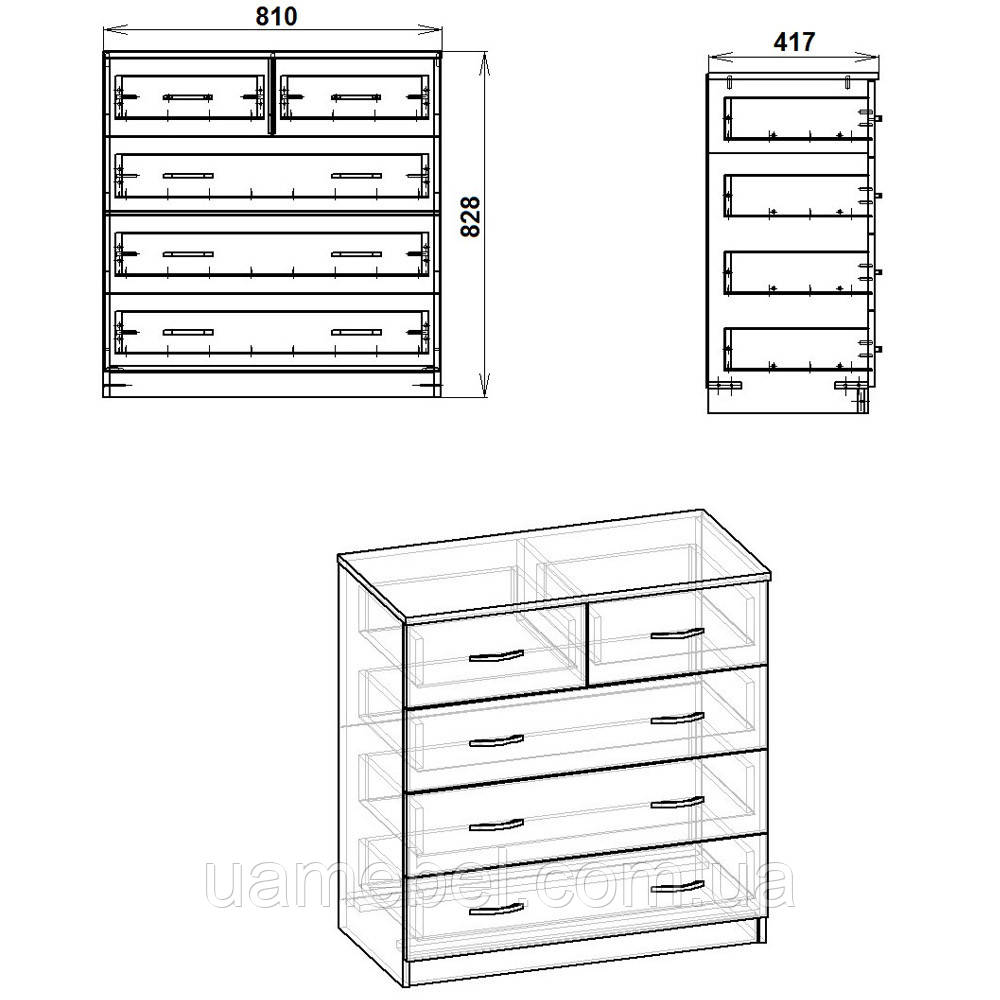 Комод 2+3 - фото 8 - id-p1029109660