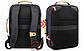 Тканинний рюкзак трансформер 2в1 Golden Wolf GB00368 для ноутбука до 15,6, USB портом і трьома відділеннями, 20л, фото 5