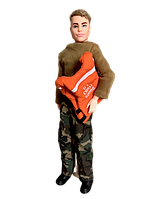 Рухома BJD лялька "Кен" солдатів американської берегової охорони Темний одяг + жилет