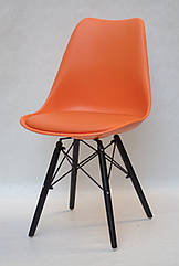 Стілець MILAN B - BK ПОМАРАНЧЕВИЙ 70